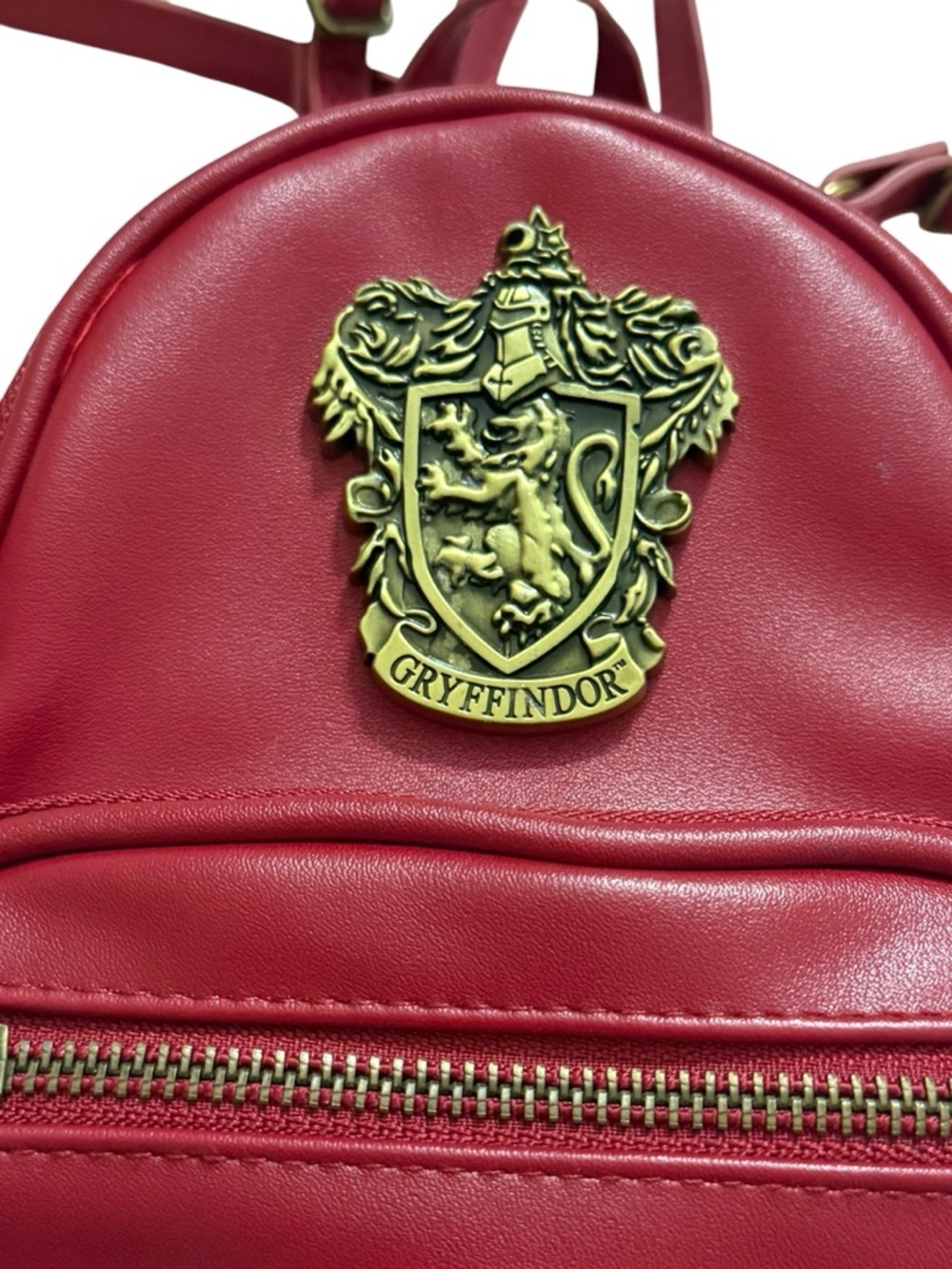 Gryffindor Red Mini Backpack Purse with Pom Pom - Picture 4 of 4